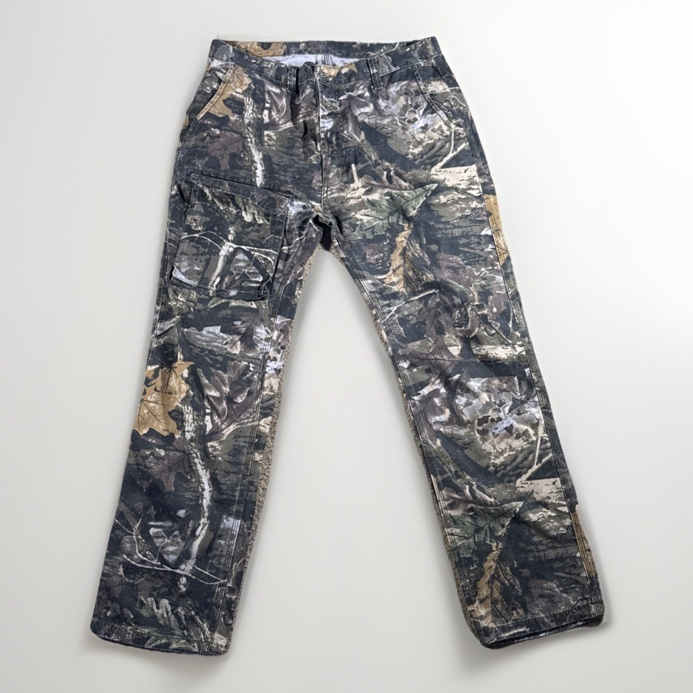 Camo Pants Size Large Baggy Pockets Camouflage